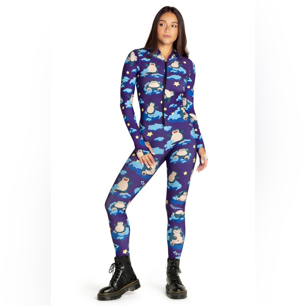 Blackmilk x Pokemon - Snoozing Snorlax Zip-Up Onesie